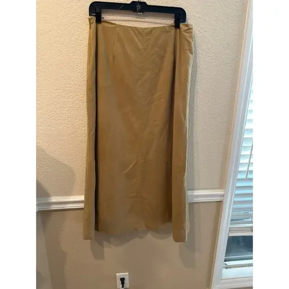 Women’s Talbots Faux Suede A-Line Maxi Skirt. Size 12